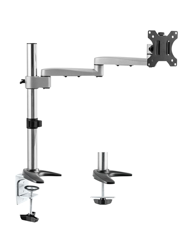 Astrotek Monitor Arm Desk Mount Height Adjustable Stand for Single LCD Display 23.8' 24' 27' 31.5' 32' 8kg 30Â° Tilt 180Â° Swivel 360Â° Pivot VESA LS