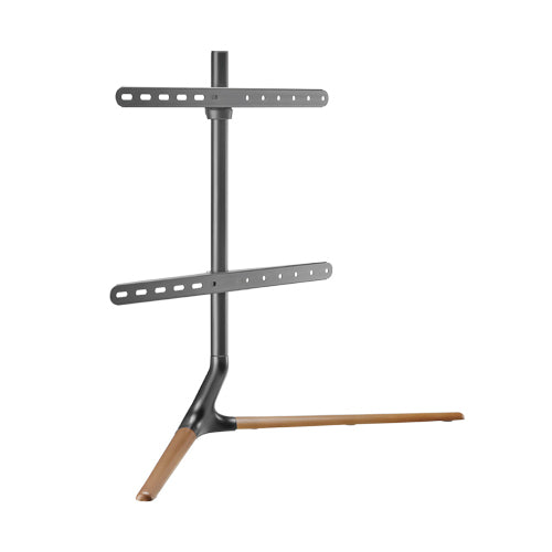 Brateck Modern Linear Tabletop TV Stand For 49'-70' TVs, Weight Capacity: 40kg -- Matte Black & Walnut 970x350x765mm