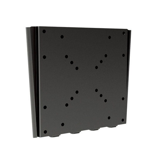 Brateck LCD Ultra-Slim Wall Mount Bracket VESA 50/75/100/200mm 23'-42'  up to 30Kg, Fine Texture Black, 265x220mm