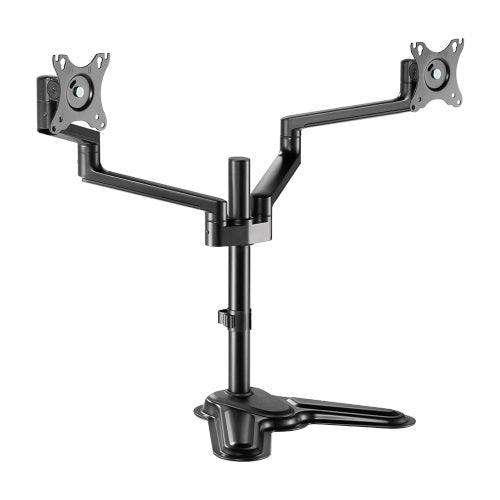 Brateck Premium Aluminum Articulating Monitor Stand Fit Most 17'-32' Monitor Weight Capacity Up to 8KG VESA 75x75,100x100