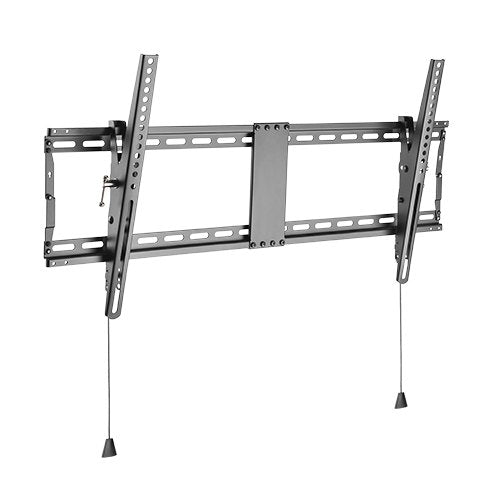 Brateck Heavy Duty Foldable Tilt TV Wall Mount For 43'-90' TVs, Weight Capacity: 70kg, 49x890x431mm, Matte Black