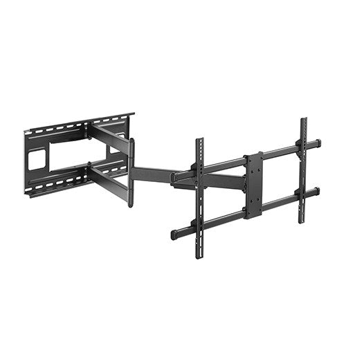 Brateck Extra Long Arm Full-Motion TV Wall Mount For Most 43'-80' Flat Panel TVs Up to 50kg, 1015x885x430mm, Fine Texture Black