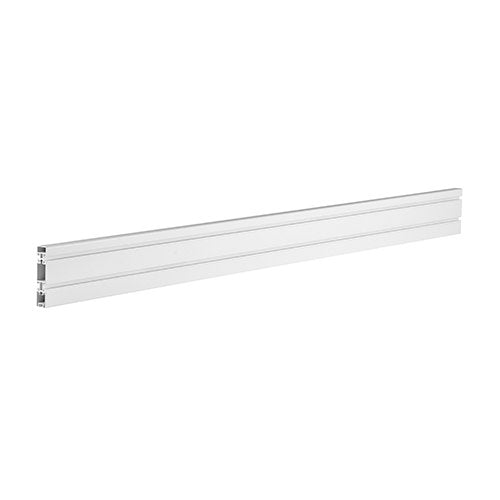 Brateck Aluminum Slatwall Panel, Weight Capacity 40kg-Matte White, Must be installed with MABT-SW02-3 (desk) or MABT-SW02-4 (wall)