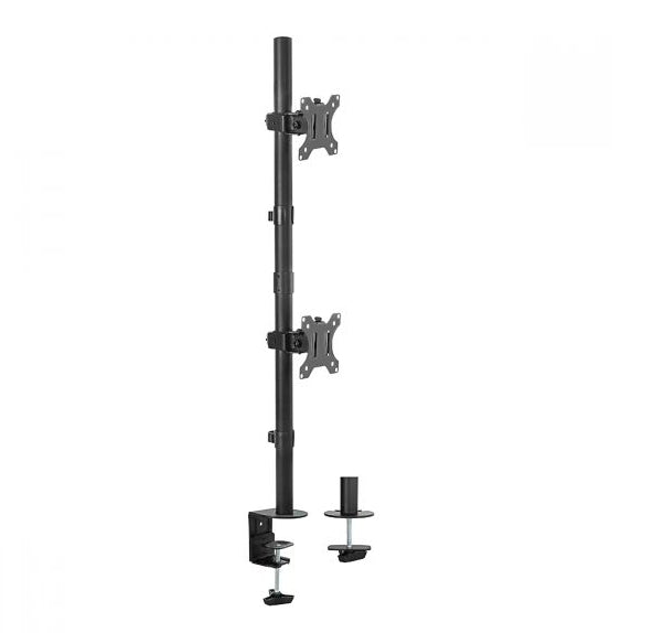 mbeat activiva Dual-Screen Articulating Vertical Monitor Arm  is designed for ultimate workspace efficiency and ergonomic comfort