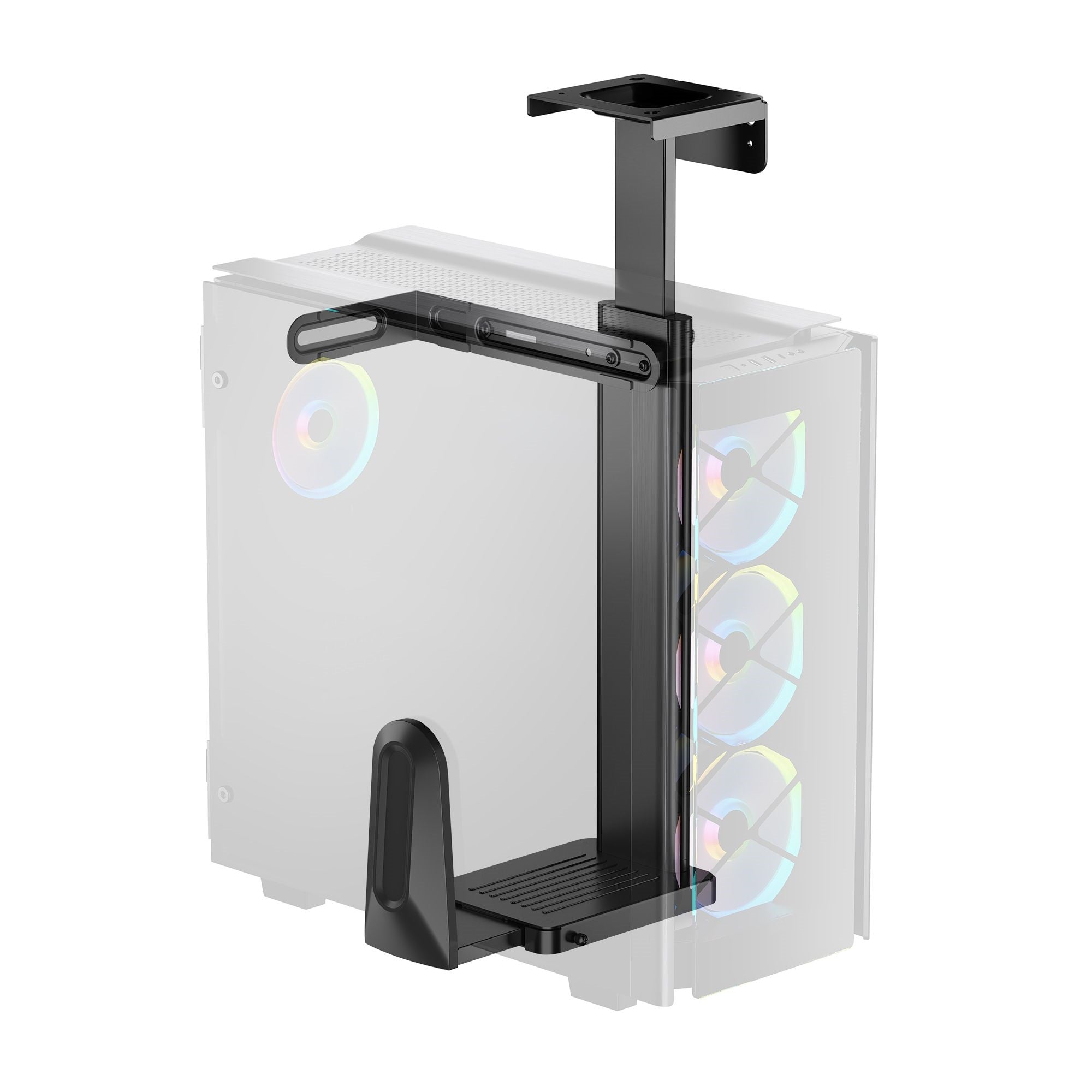 mbeat activiva Ultra-Wide Adjustable Wall & Under-Desk PC Mount ACA-MNT-CPU01K Heavy-duty weight capacity up to 20kg