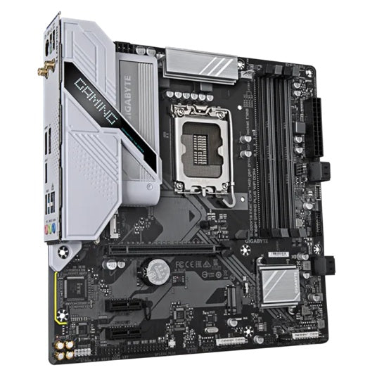 Gigabyte B760M GAMING PLUS Wi-Fi DDR4, B760 LGA 1700 Micro-ATX Motherboard â€“ DDR4, Wi-Fi 6 â€“ B760M G P WIFI DDR4