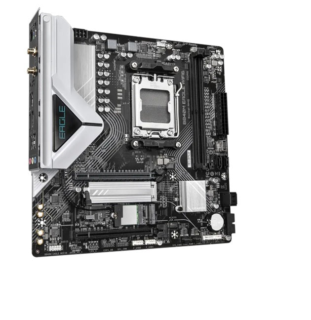 Gigabyte B840M EAGLE, B840 AM5 ATX Motherboard â€“ DDR5 up to 128GB, Wi-Fi 6E, 2.5GbE LAN â€“ B840M EAGLE WIFI6
