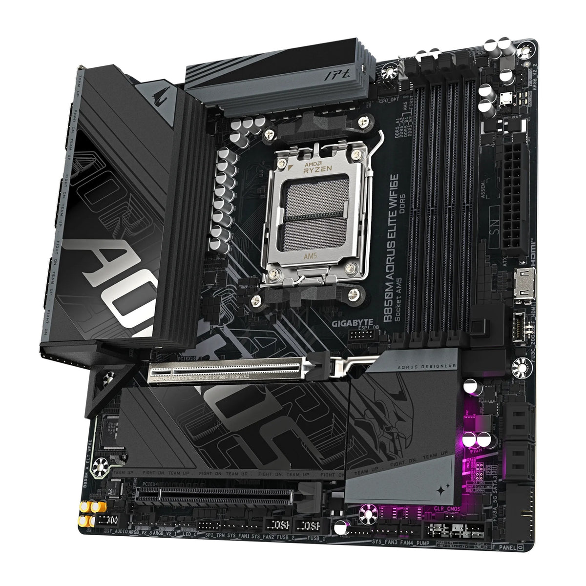 Gigabyte B850M A ELT Wi-Fi 6E, B850 AM5 ATX Motherboard â€“ DDR5 up to 256GB, Wi-Fi 6E, 2.5GbE â€“ B850M AORUS ELITE WIFI6E