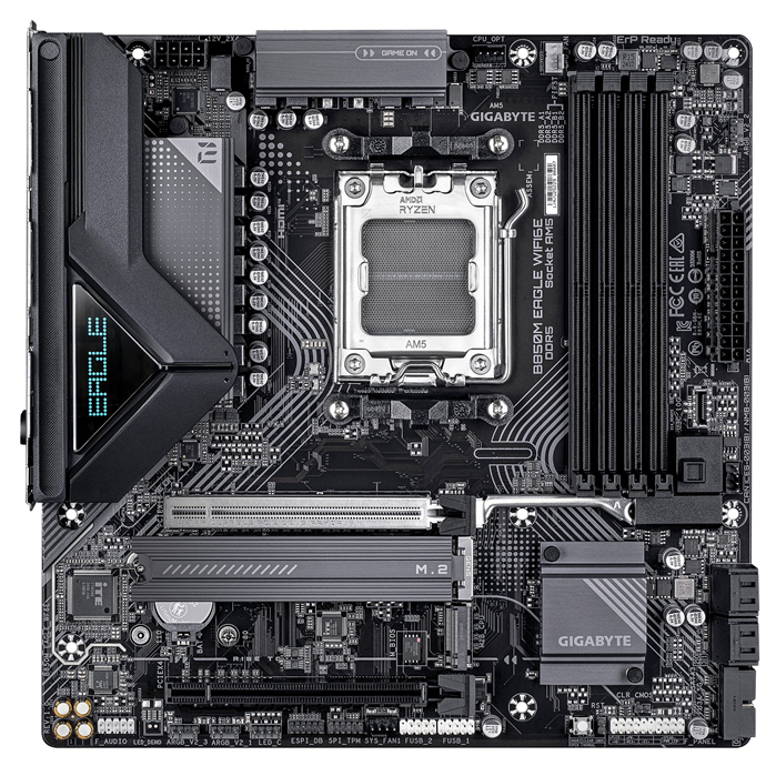 Gigabyte B850M EAGLE Wi-Fi 6E, B850 AM5 Motherboard â€“ DDR5, Wi-Fi 6E, 2.5GbE LAN â€“ B850M EAGLE WIFI6E