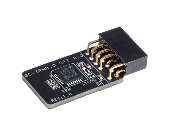 Gigabyte GC-TPM2.0 SPI 2.0 Module with SPI interface (Exclusive for Intel 400-series), Intel 400 series/Z390 M GAMING, AMD 550 series