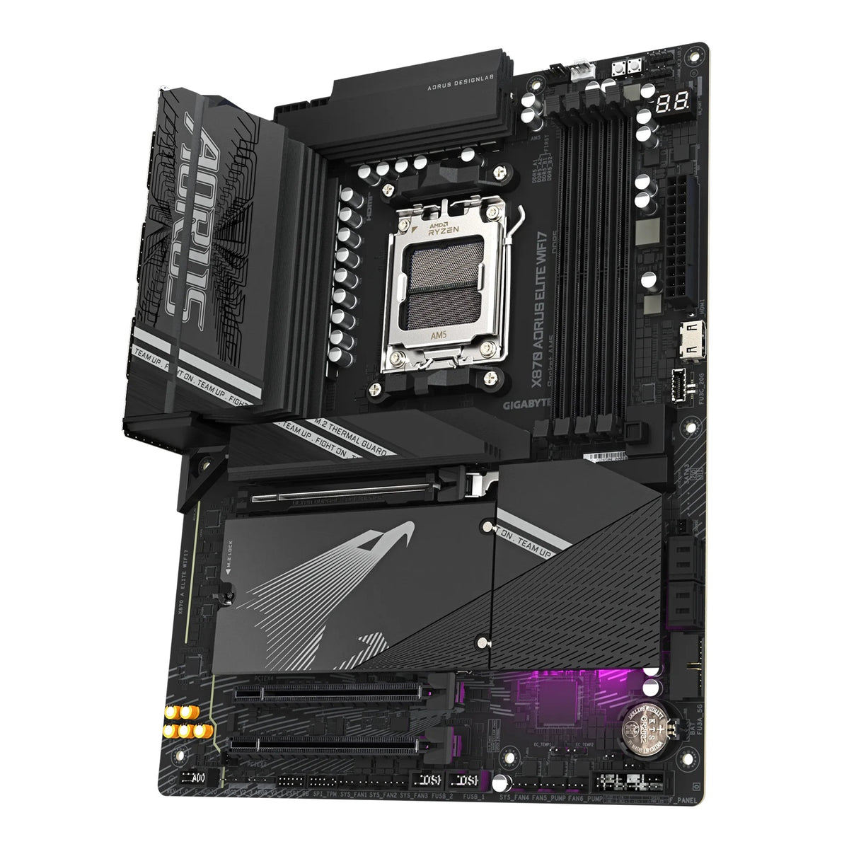Gigabyte X870 AORUS ELITE Wi-Fi 7 X870 AM5 ATX Motherboard â€“ DDR5, Wi-Fi 7, 2.5GbE LAN â€“ X870 A ELITE WIFI7