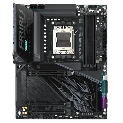 Gigabyte X870E AORUS ELITE X3D X870E AM5 ATX Motherboard â€“ DDR5 up to 256GB, Wi-Fi 7, 5GbE LAN â€“ X870E A ELITE X