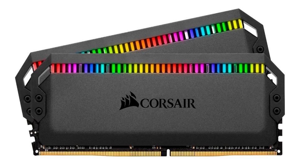 Corsair Dominator Platinum RGB 32GB (2x16GB) DDR4 3200MHz C16 XMP 2.0 Black Desktop PC Gaming Memory(LS)