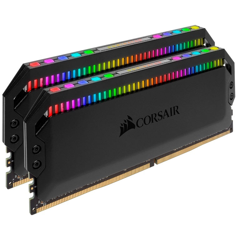 Corsair Dominator Platinum RGB 16GB (2x8GB) DDR4 3600MHz CL18 DIMM Unbuffered 18-19-19-39 XMP 2.0 Black Heatspreader 1.35V Desktop PC Gaming