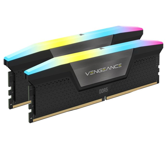 Corsair  Vengeance RGB 96GB (2x48GB) DDR5 UDIMM 5600MHz C40 1.25V Desktop Gaming Memory Black