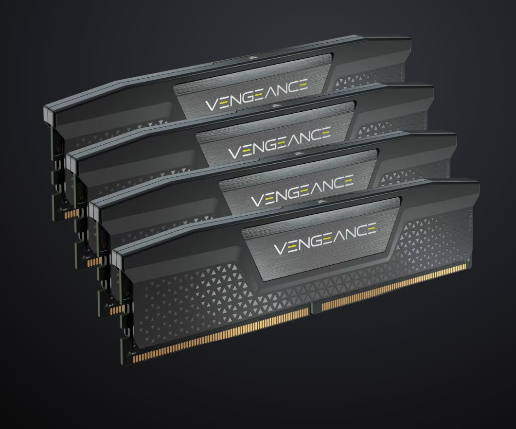 Corsair Vengeance RGB 192GB (4x48GB) DDR5 DRAM 5200MT/s CL38 Memory Kit â€” Black optimized for Intel motherboards