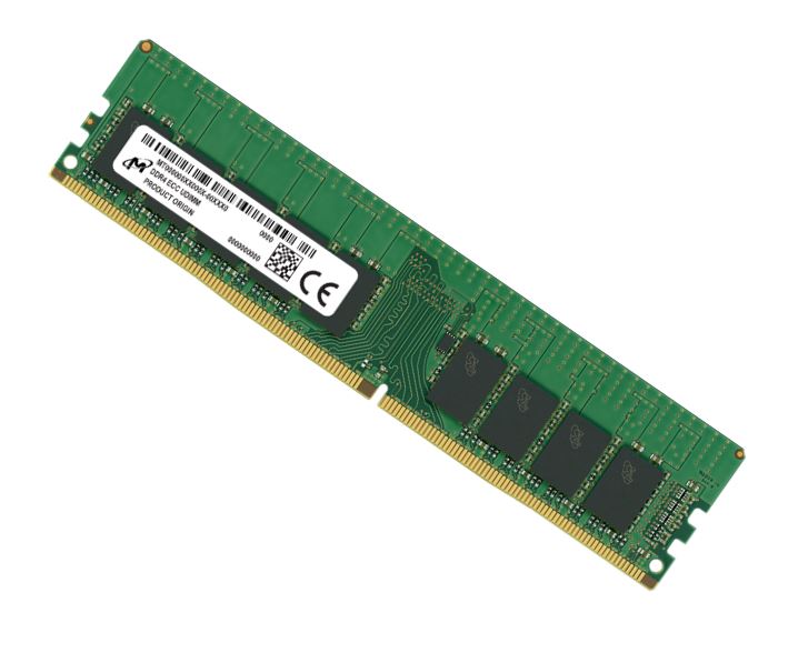 Crucial 16GB (1x16GB) DDR4 ECC UDIMM 3200MHz CL22 2Rx8 ECC Unbuffered Server Memory 3yr wty