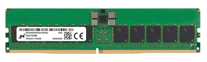 Crucial 32GB (1x32GB) DDR5 RDIMM 4800MHz CL40 2Rx8 ECC Registered Server Data Center Memory 3yr wty