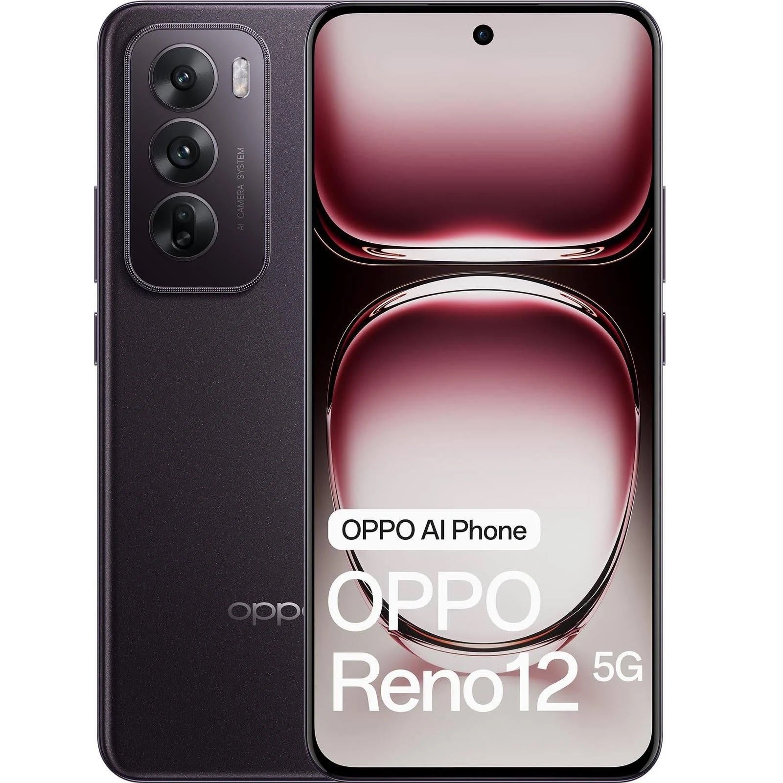 OPPO Reno12 5G - Black Brown(CPH2625AU Black), 6.7', Full HD+, 120Hz, 12GB/256GB, 50MP/32MP, Dual SIM, 5000mAh, 2 Years Warranty