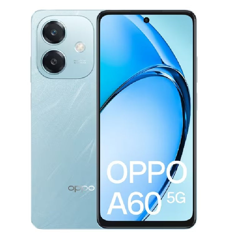 OPPO A60 5G 128GB - Ocean Blue (CPH2683AU Blue), 6.67', HD+, 120Hz, 6GB/128GB, 50MP/5MP, Dual SIM, 5100mAh, 2 Years Warranty