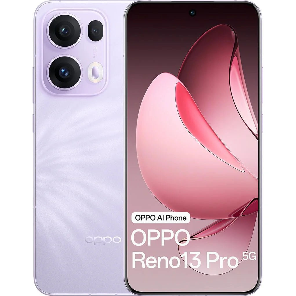 OPPO Reno13 Pro 5G - Plume Purple( (CPH2697AU Purple),6.83',Full HD+,12GB/512GB,50MP/50MP,Dual SIM,5800mAh, 2 Years Waranty