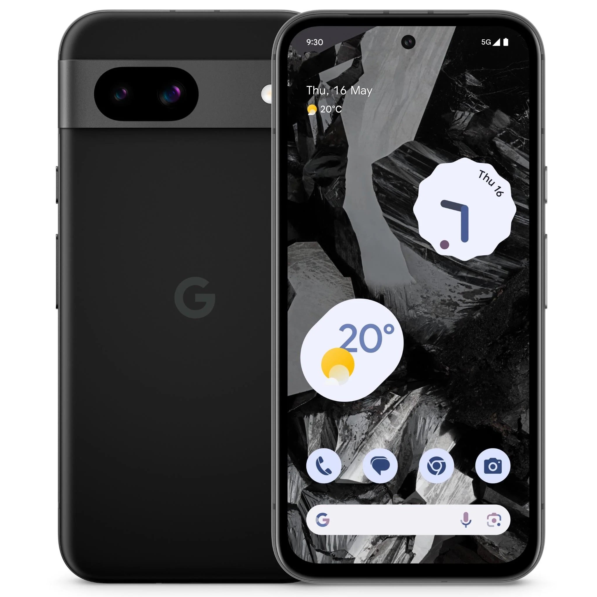 Google Pixel 8A 5G 128GB - Obsidian Black (GA04432-AU)*AU STOCK*, 6.1', OLED, 120Hz, 8GB/128GB, 64MP/13MP, Single SIM + eSIM, 4492mAh,2 Years Warranty