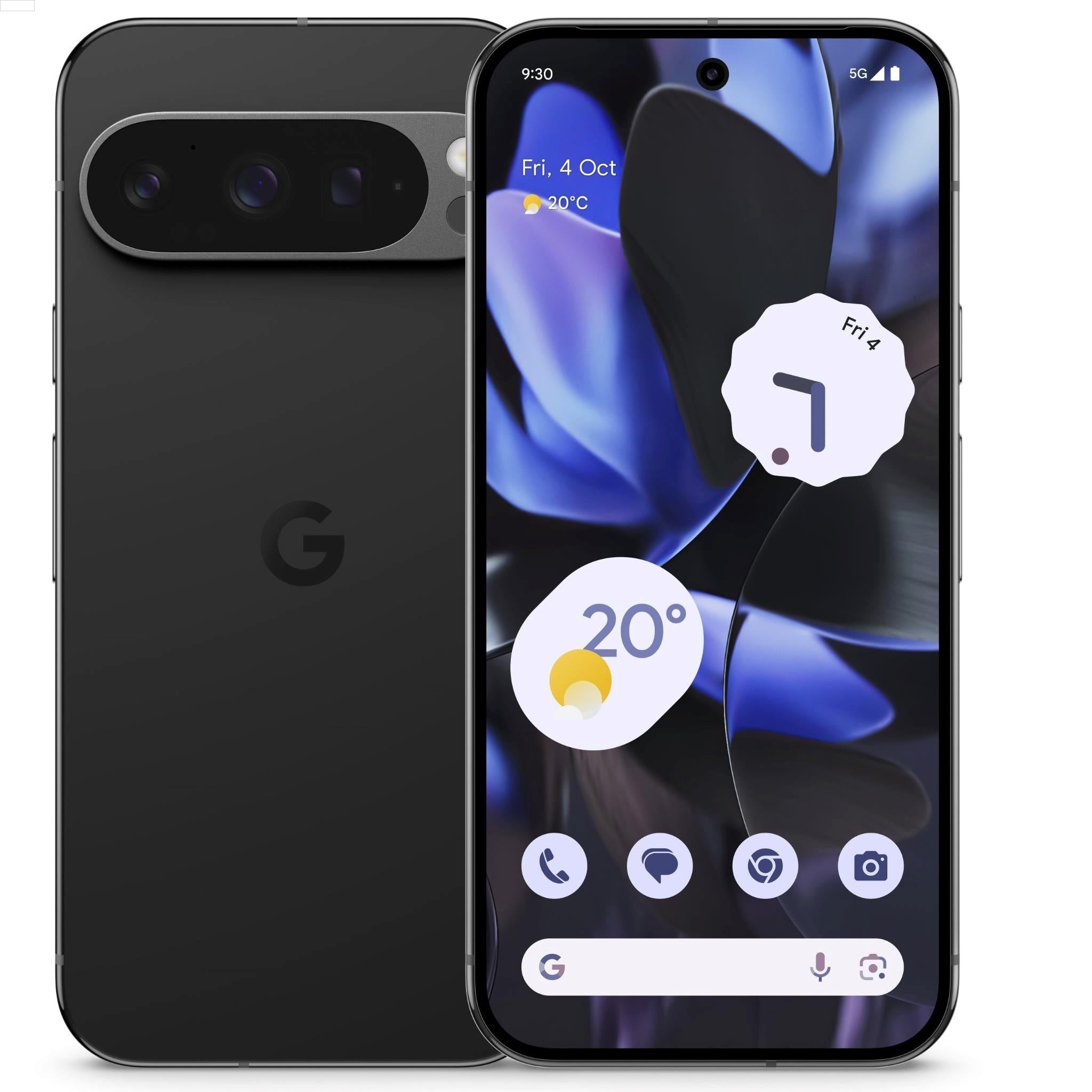 Google Pixel 9 Pro 5G 512GB - Obsidian (GA05962-CA )*AU STOCK*, 6.3', OLED, 120Hz, 16GB/512GB, 50MP/42MP, Dual Sim + eSIM, 4700mAh, 2 Years Warranty