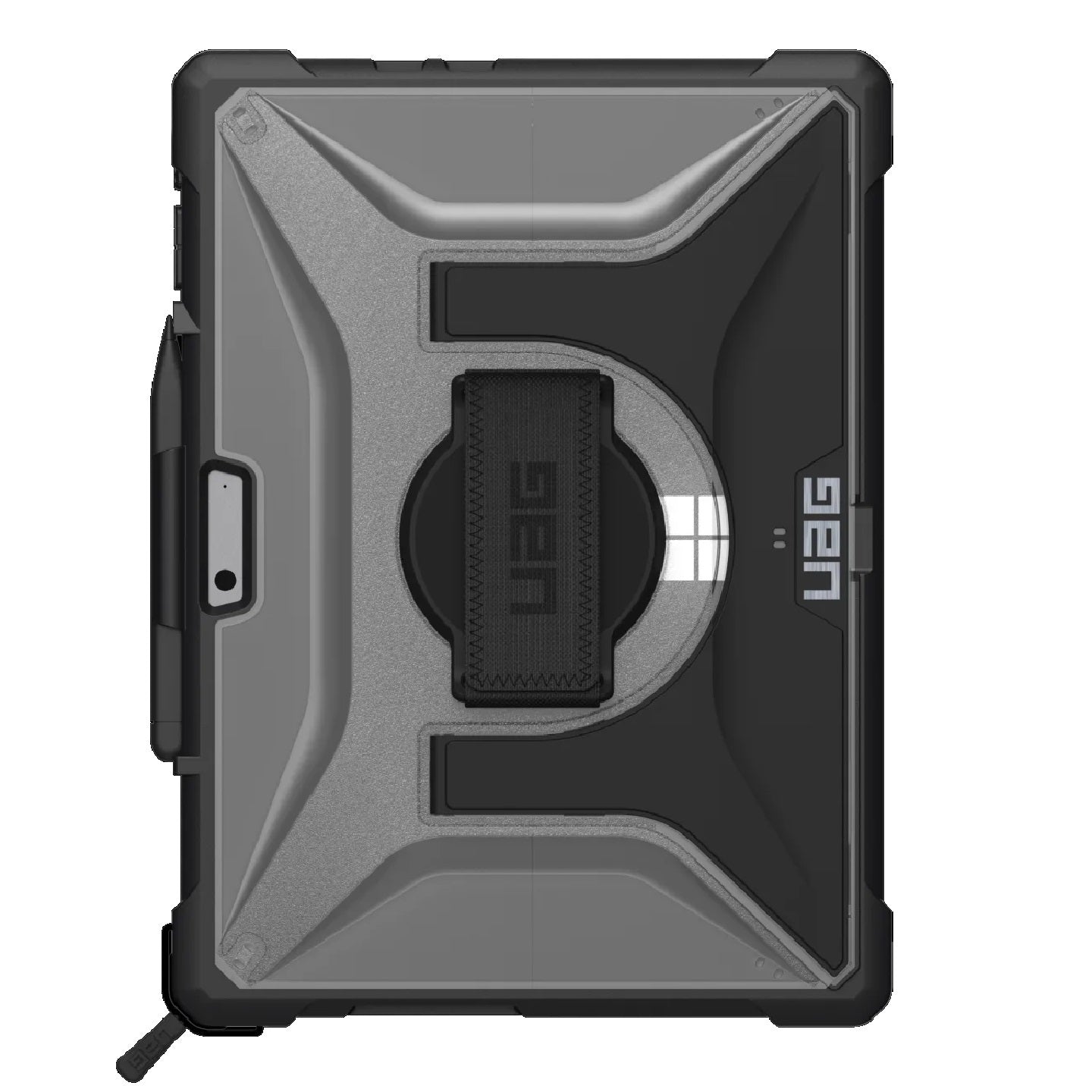 UAG Plasma Microsoft Surface Pro 11/Pro 10/Pro 9 Hand & Shoulder Strap Rugged Case -Ice (324012114343), DROP+ Military Standard, 10 Years Warranty