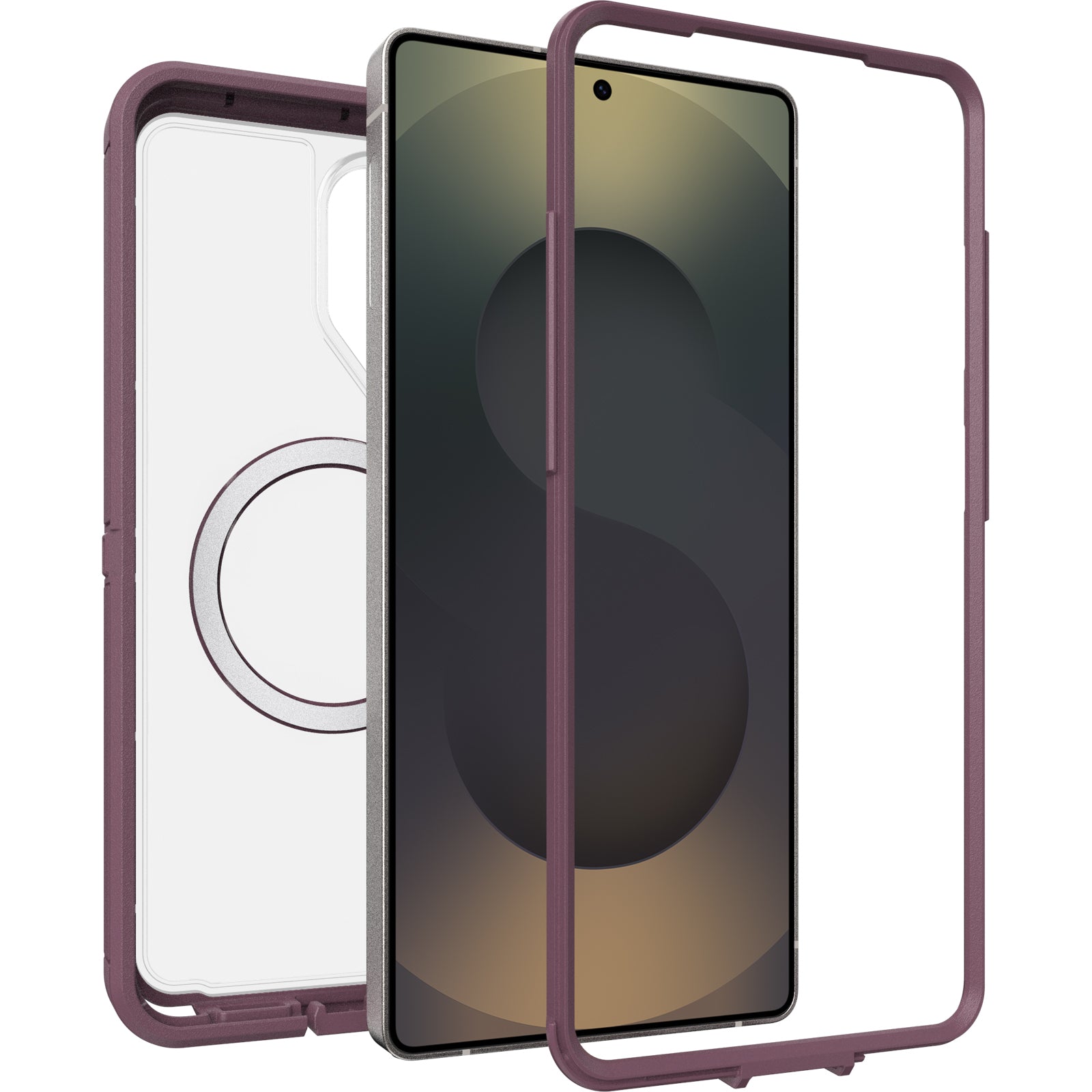 OtterBox Defender Pro XT Clear Samsung Galaxy S26 Ultra 5G 6.9-inch Case Dye Hard (Clear/Purple) - 77-000094