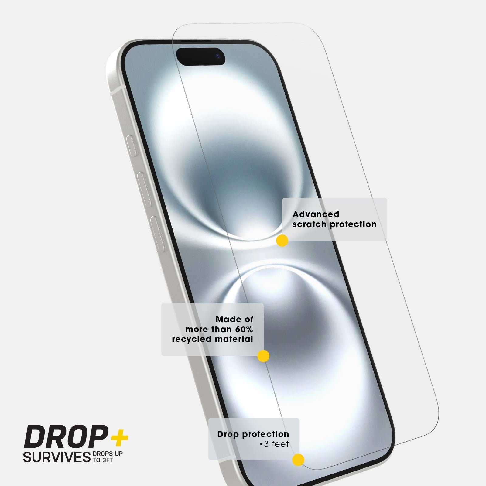 OtterBox Premium Glass Apple iPhone 16 Pro Max 6.9-inch Screen Protector Clear - 77-96191
