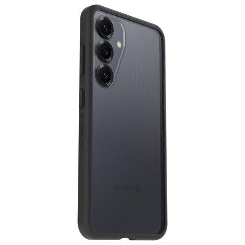 OtterBox React Samsung Galaxy S25 5G 6.2-inch Case Black Crystal (Clear/Black) - 77-97382