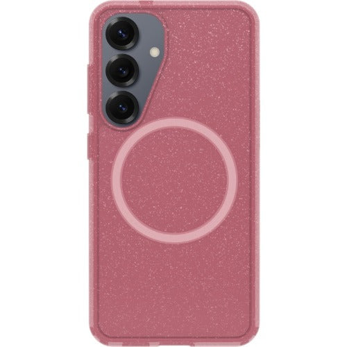 OtterBox Symmetry Clear Magnets Samsung Galaxy S25+ 5G 6.7-inch Case Foxberry (Pink) - 77-97599