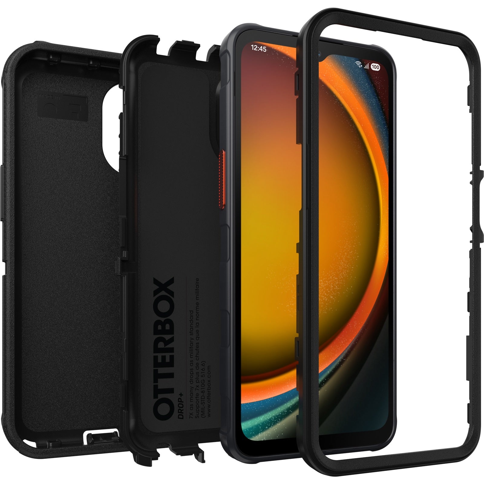 OtterBox Defender Samsung Galaxy XCover7 Pro 5G Case Black - 77-97773
