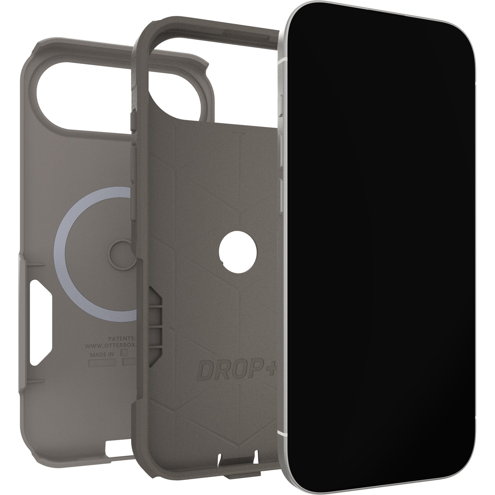 OtterBox Commuter Apple iPhone Air 6.5-inch Case Grey Comfort (Beige) - 77-98321