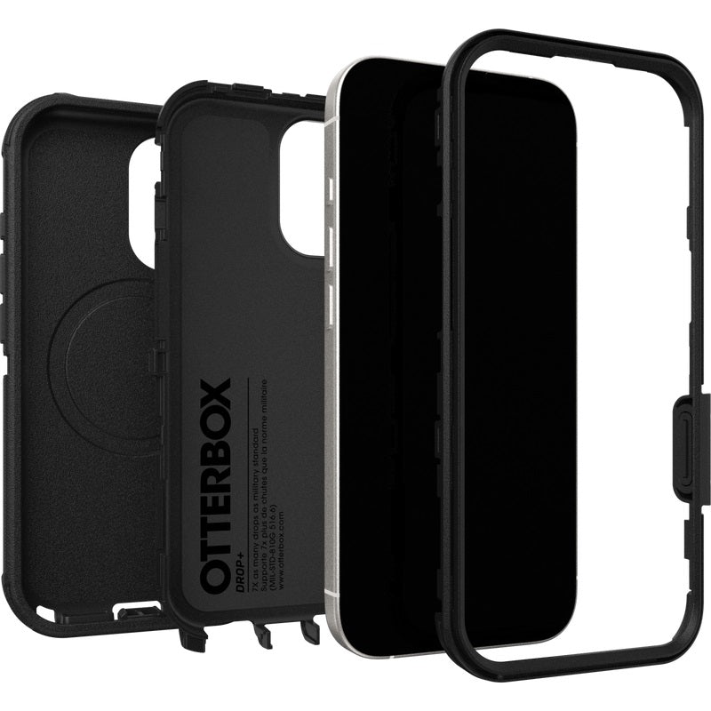 OtterBox Defender Pro MagSafe Apple iPhone 17 6.3-inch Case Black - 77-98354