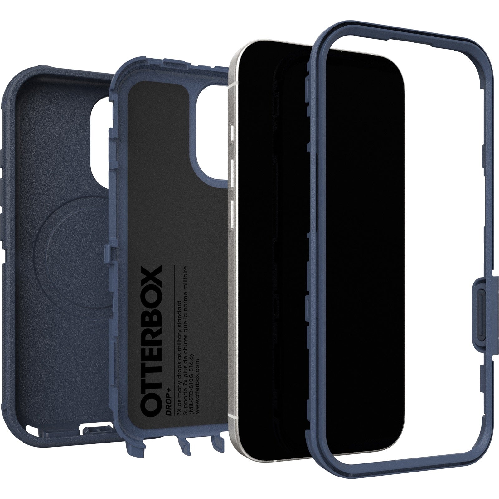 OtterBox Defender Pro MagSafe Apple iPhone 17 6.3-inch Case Blue Sentiment - 77-98358