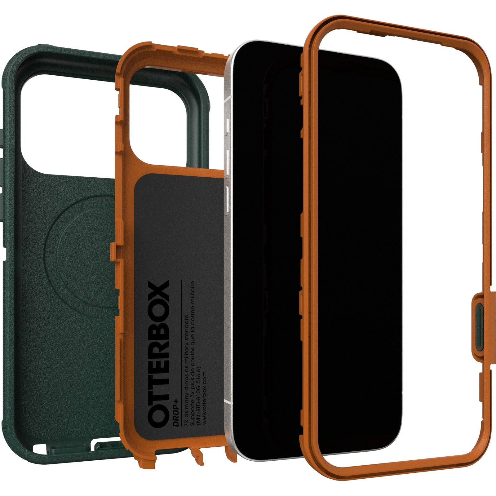 OtterBox Defender Pro MagSafe Apple iPhone 17 Pro Max 6.9-inch Case Green Intrigue - 77-98400