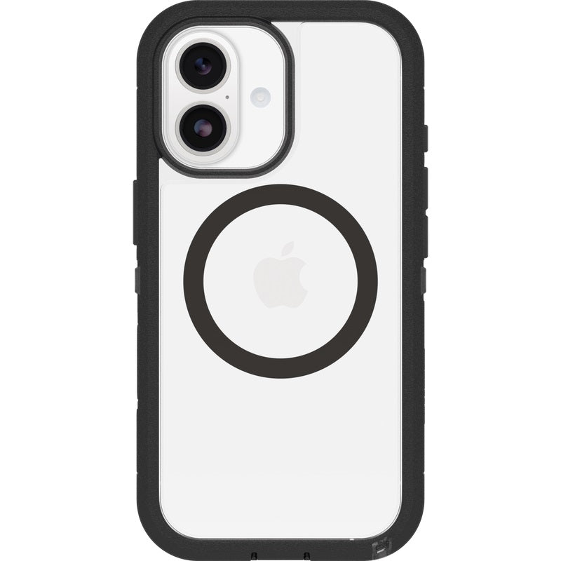 OtterBox Defender XT Pro MagSafe Apple iPhone 17 6.3-inch Case Dark Side (Clear/Black) - 77-98480