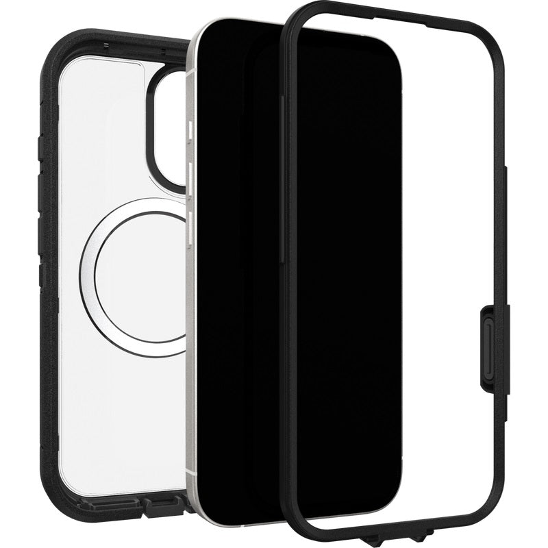 OtterBox Defender XT Pro MagSafe Apple iPhone 17 6.3-inch Case Dark Side (Clear/Black) - 77-98480