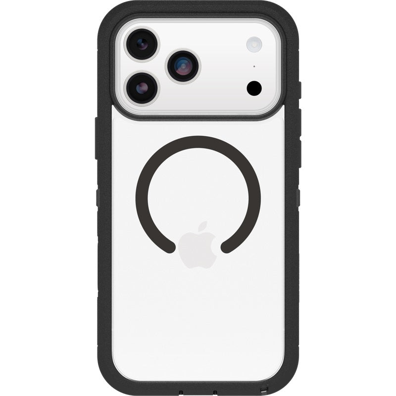 OtterBox Defender Pro XT MagSafe Apple iPhone 17 Pro 6.3-inch Case Dark Side (Clear/Black) - 77-98516
