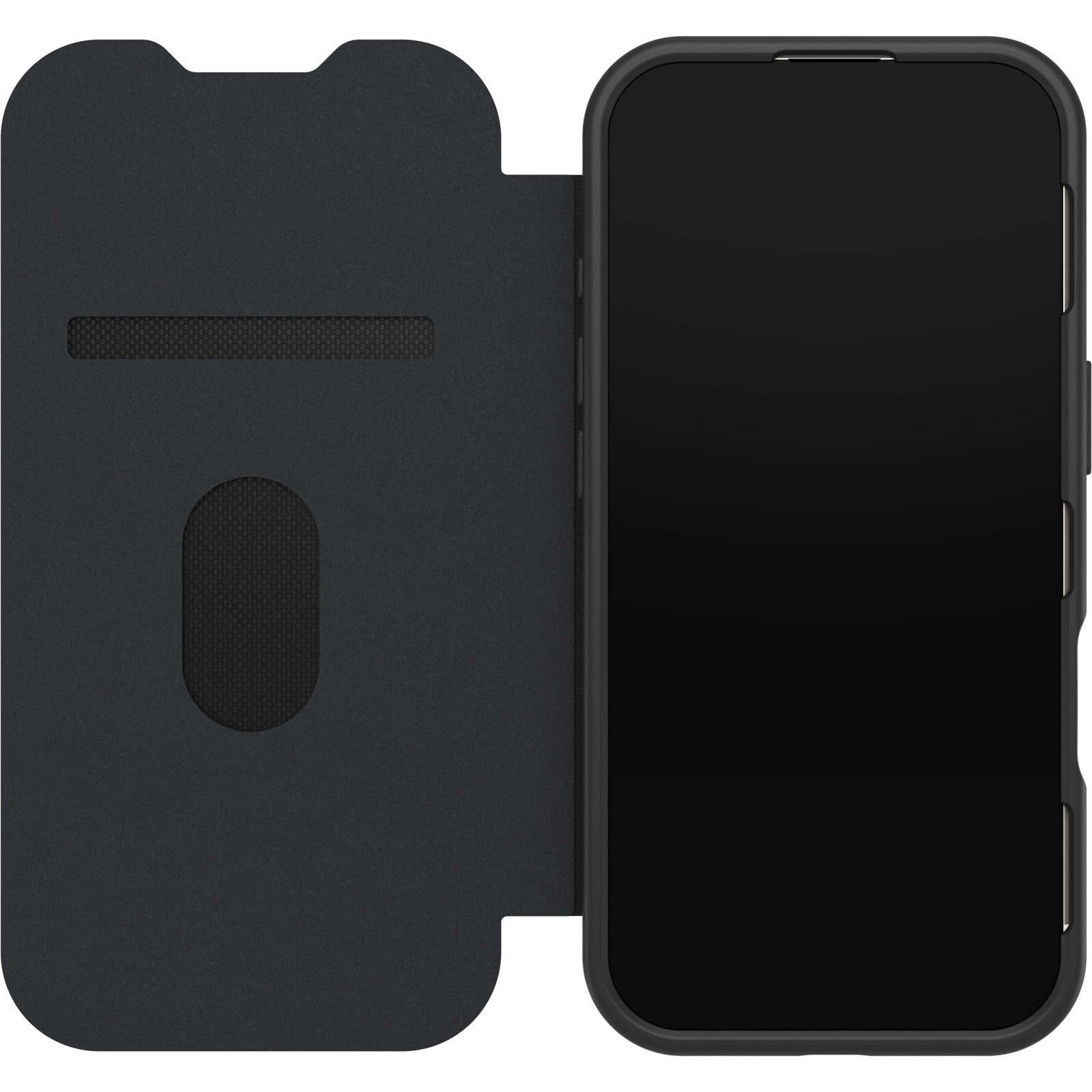 OtterBox React Folio MagSafe Apple iPhone 17 6.3-inch Case Black Crystal (Clear/Black) - 77-98586