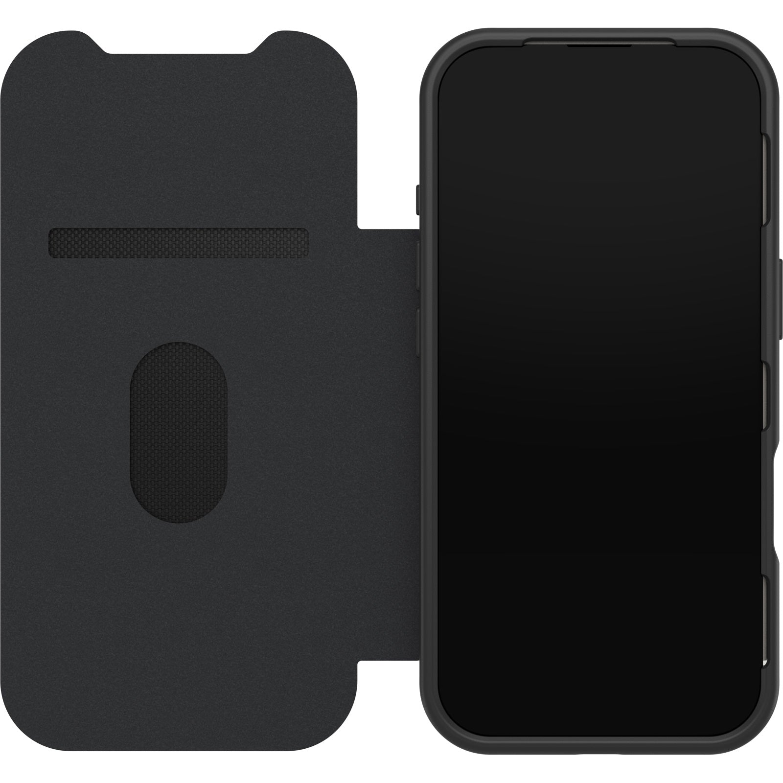 OtterBox React Folio MagSafe Apple New iPhone Pro 2026 / iPhone 17 Pro 6.3-inch Case Black Crystal (Clear/Black) - 77-98588