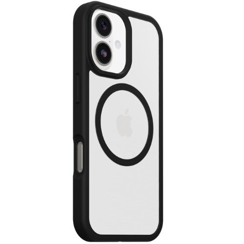 OtterBox React MagSafe Apple iPhone 17 6.3-inch Case Black Crystal (Clear/Black) - 77-98591