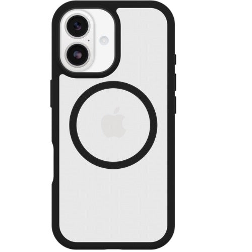 OtterBox React MagSafe Apple iPhone 17 6.3-inch Case Black Crystal (Clear/Black) - 77-98591