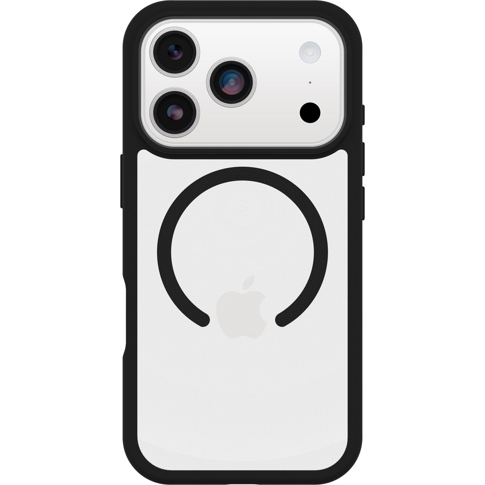OtterBox React MagSafe Apple New iPhone Pro Max 2026 / iPhone 17 Pro Max 6.9-inch Case Black Crystal (Clear/Black) - 77-98651
