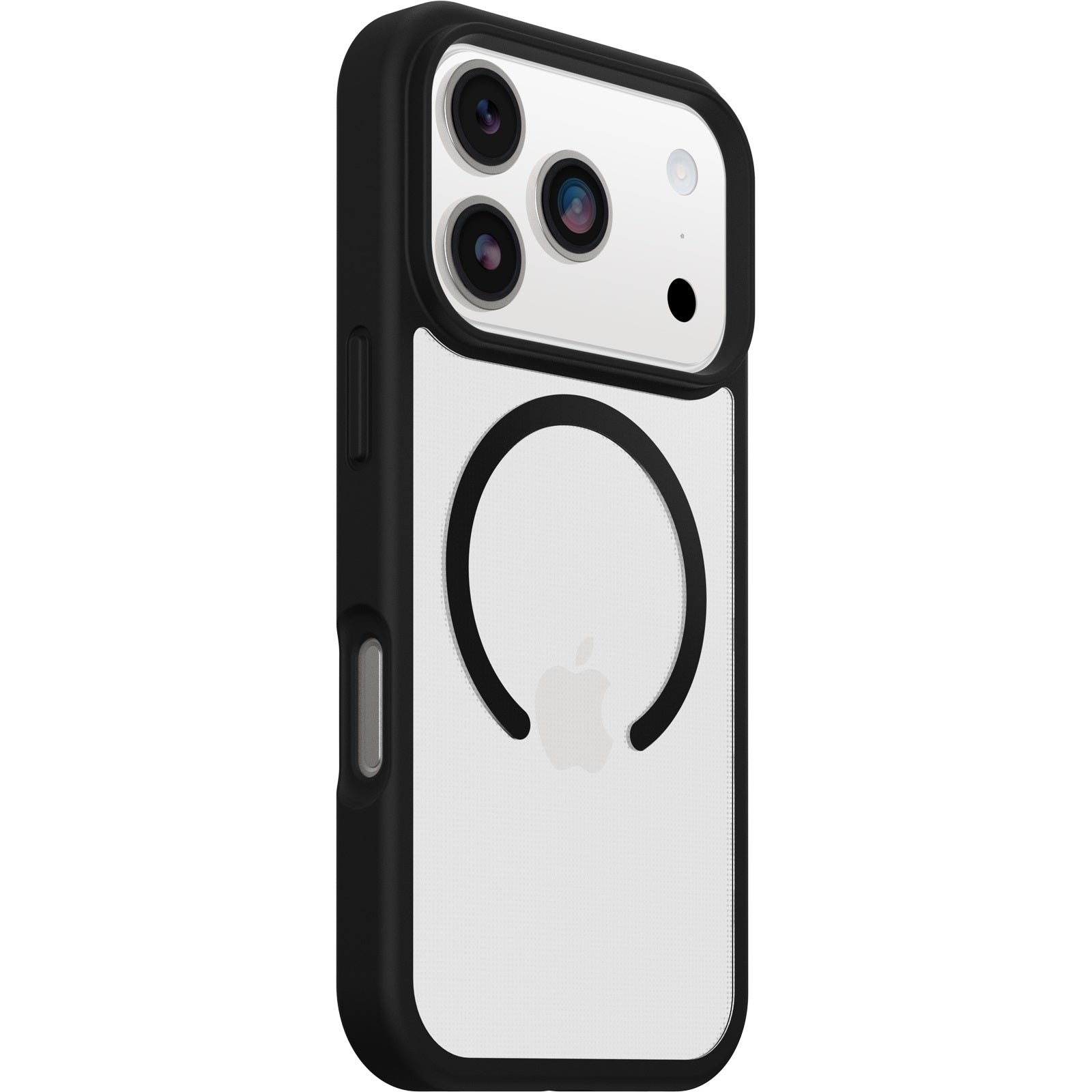 OtterBox React MagSafe Apple New iPhone Pro Max 2026 / iPhone 17 Pro Max 6.9-inch Case Black Crystal (Clear/Black) - 77-98651