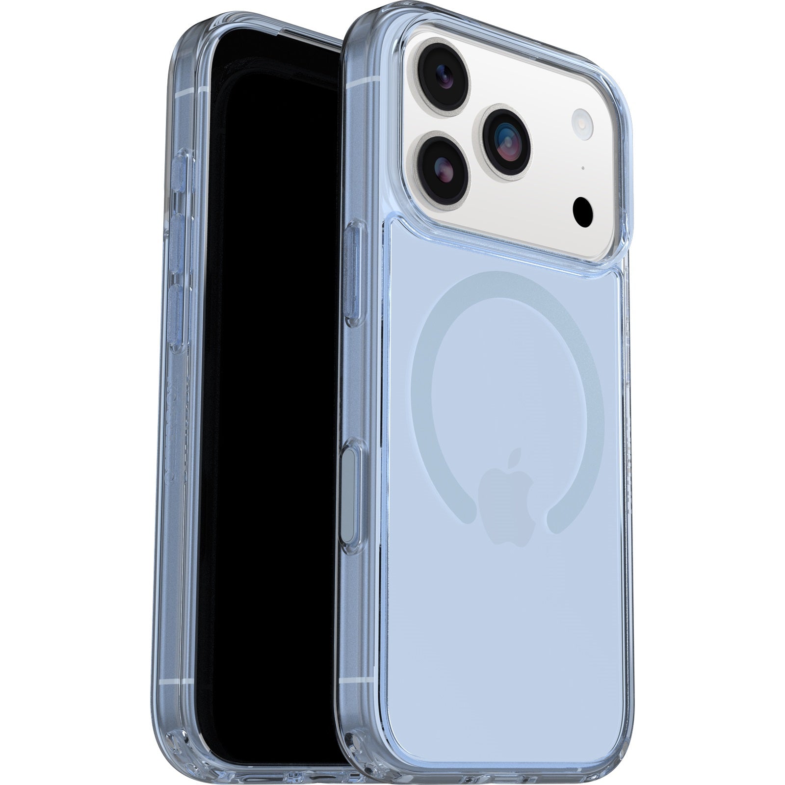 OtterBox Symmetry Clear MagSafe Apple iPhone 17 Pro 6.3-inch Case Blue Bliss (Clear) - 77-98849