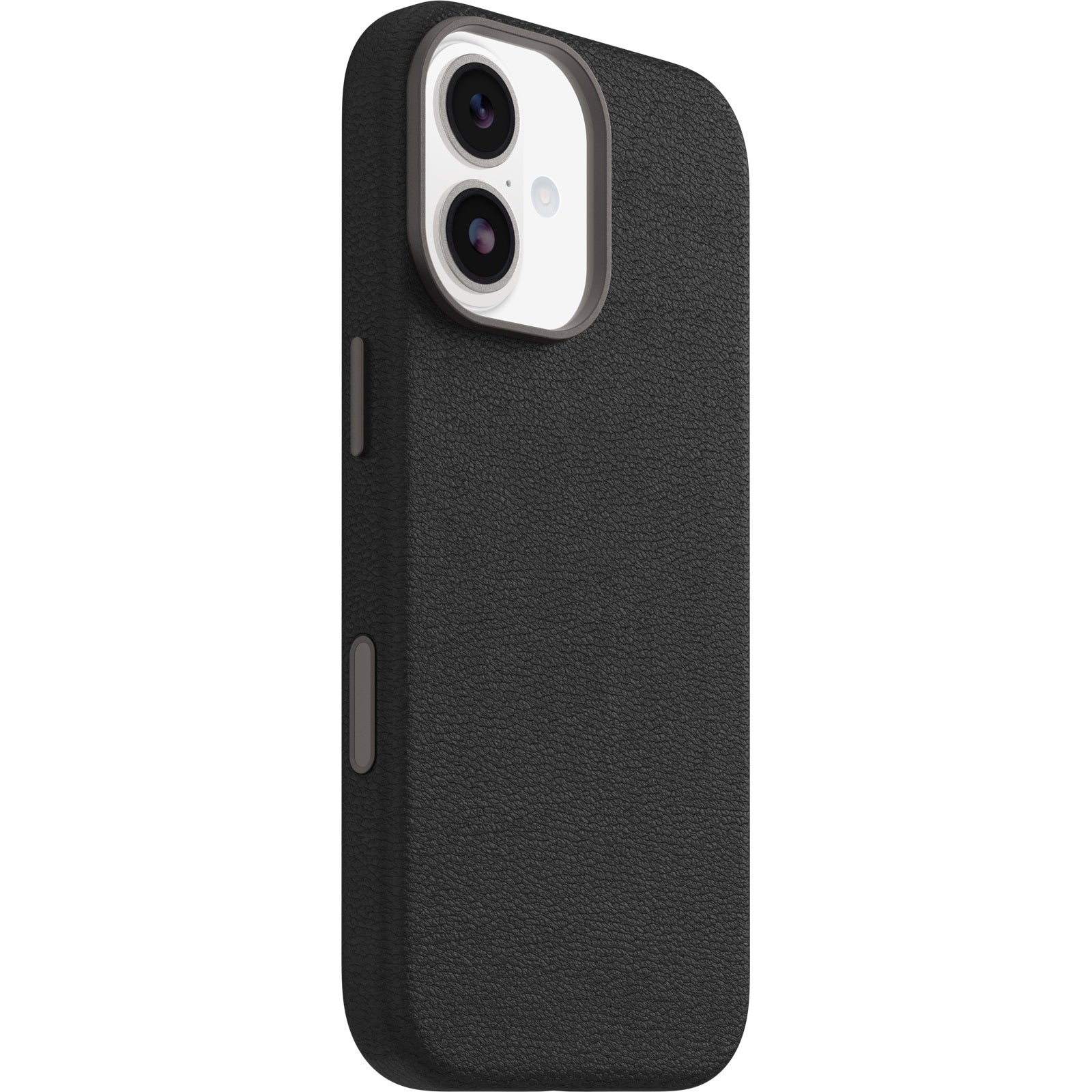 OtterBox Symmetry Cactus Leather MagSafe Apple iPhone 17 6.3-inch Case Noir Ash (Black) - 77-99013