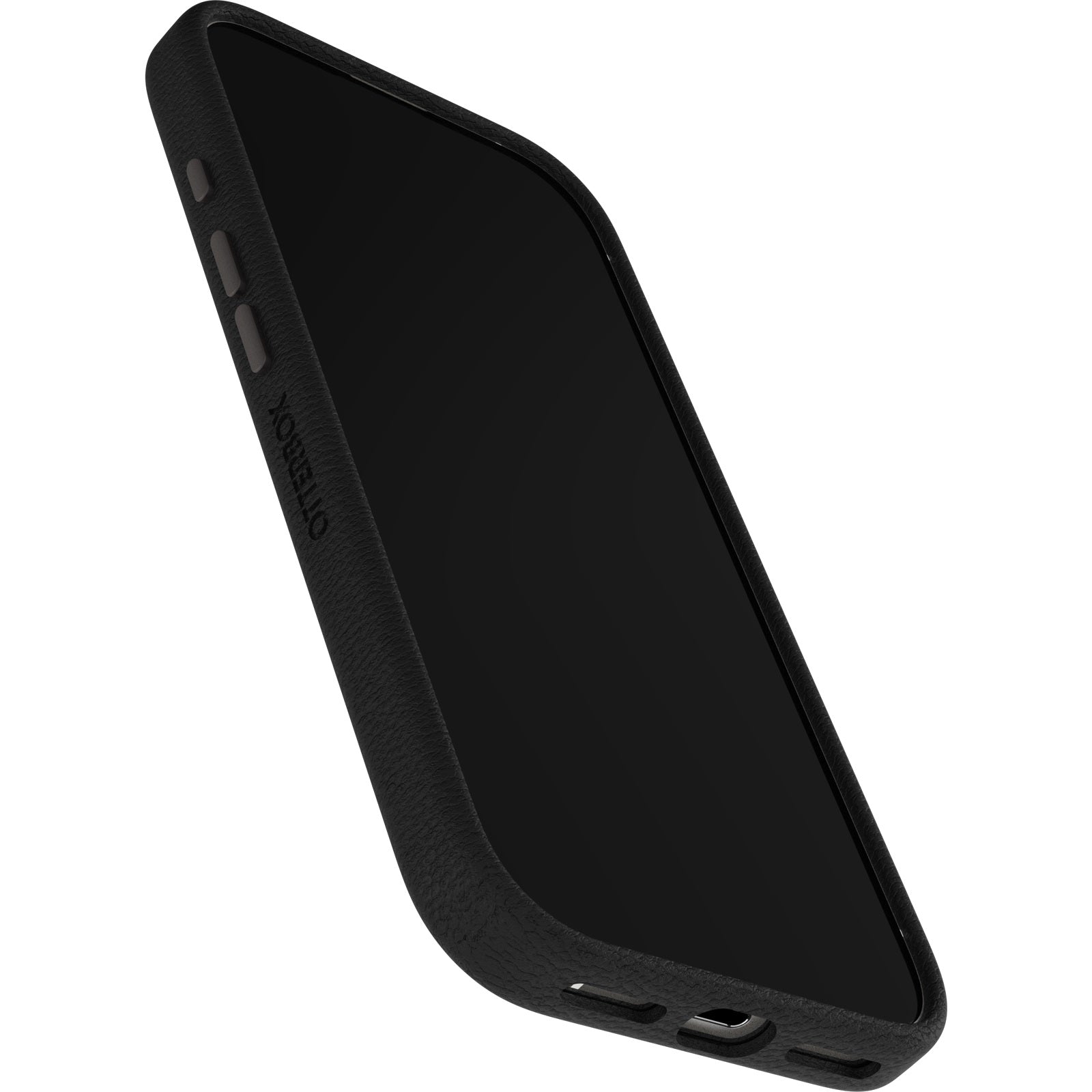 OtterBox Symmetry Cactus Leather MagSafe Apple iPhone 17 6.3-inch Case Noir Ash (Black) - 77-99013