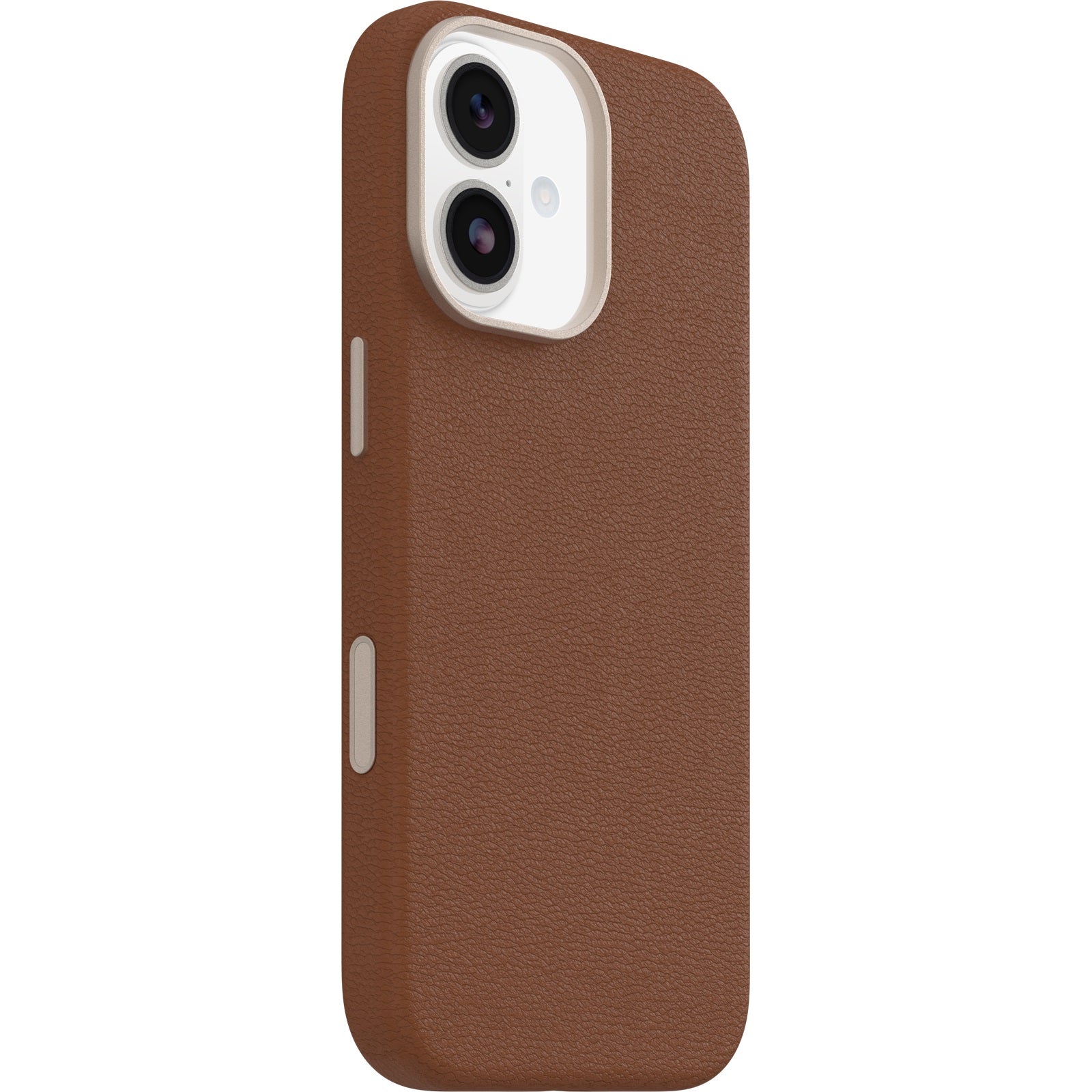OtterBox Symmetry Cactus Leather MagSafe Apple iPhone 17 6.3-inch Case Desert Saddle (Brown) - 77-99017